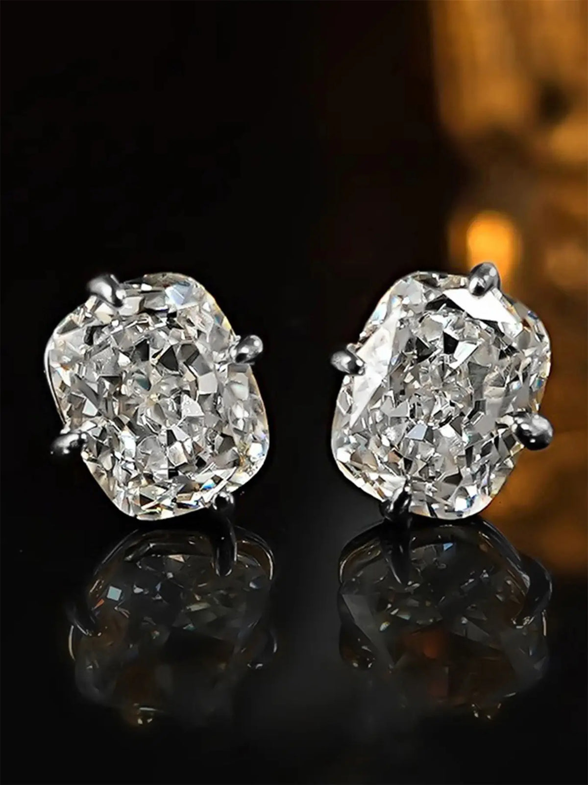 Romantic Cubic Zirconia Stud Earrings for Women, Elegant Bridal & Party Jewelry