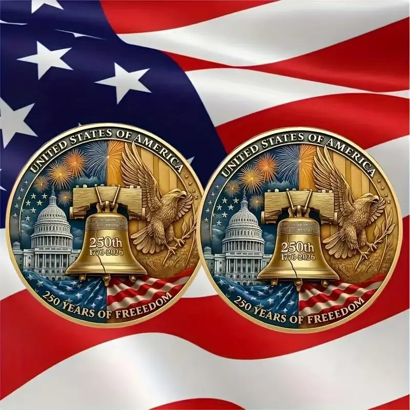250th Anniversary Coin Set (1776–2026), Eagle & Capitol Commemorative Coins