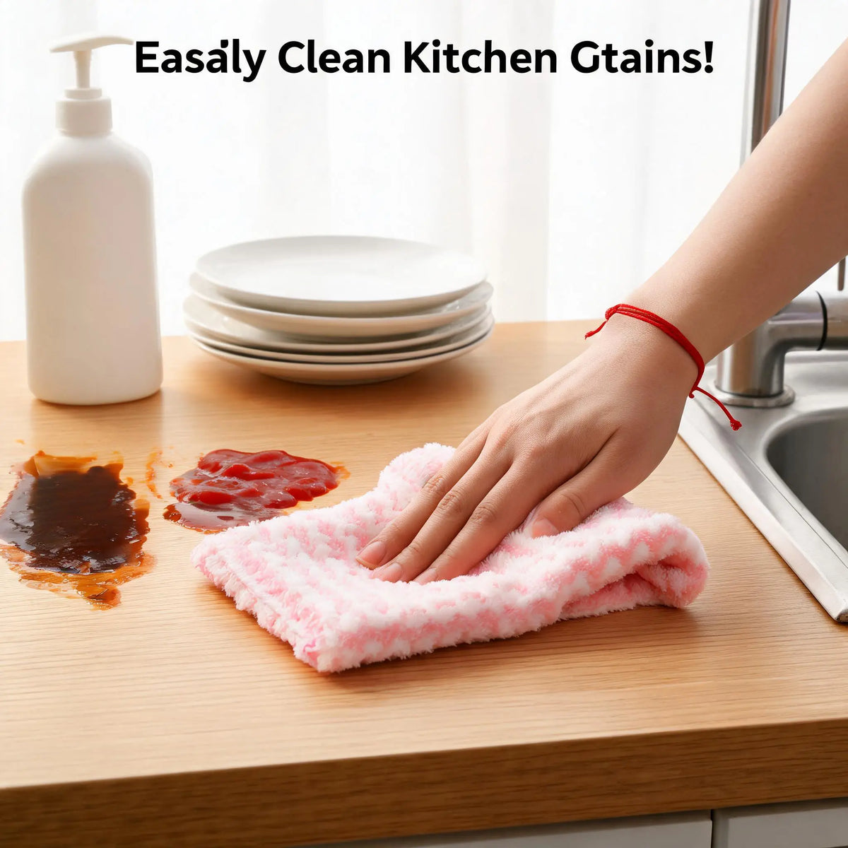 Microfiber Cleaning Cloths 10-Pack, Multi-Purpose Microfiber Towels for House and Car, Single Random Color Per Pack