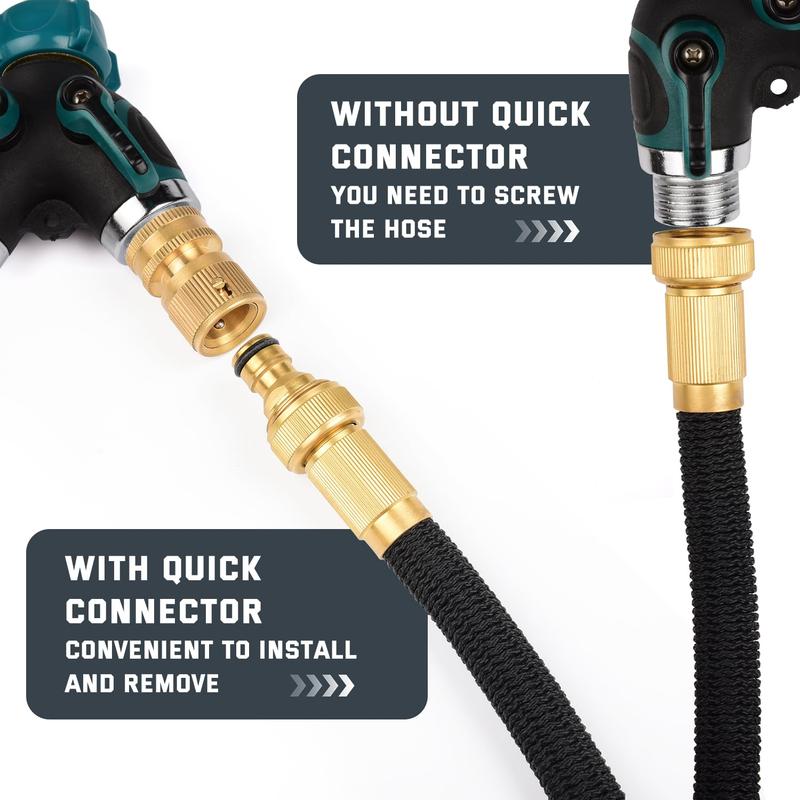 3/4" Brass No-Leak Garden Hose Connector