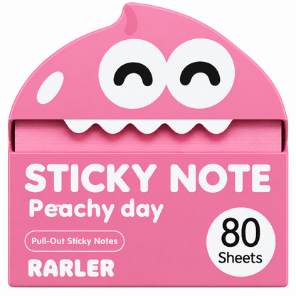 Transparent Pull-Out Glitter Sticky Notes, 12 Boxes/960 Sheets, Pop-Up Study Notes for School & Office