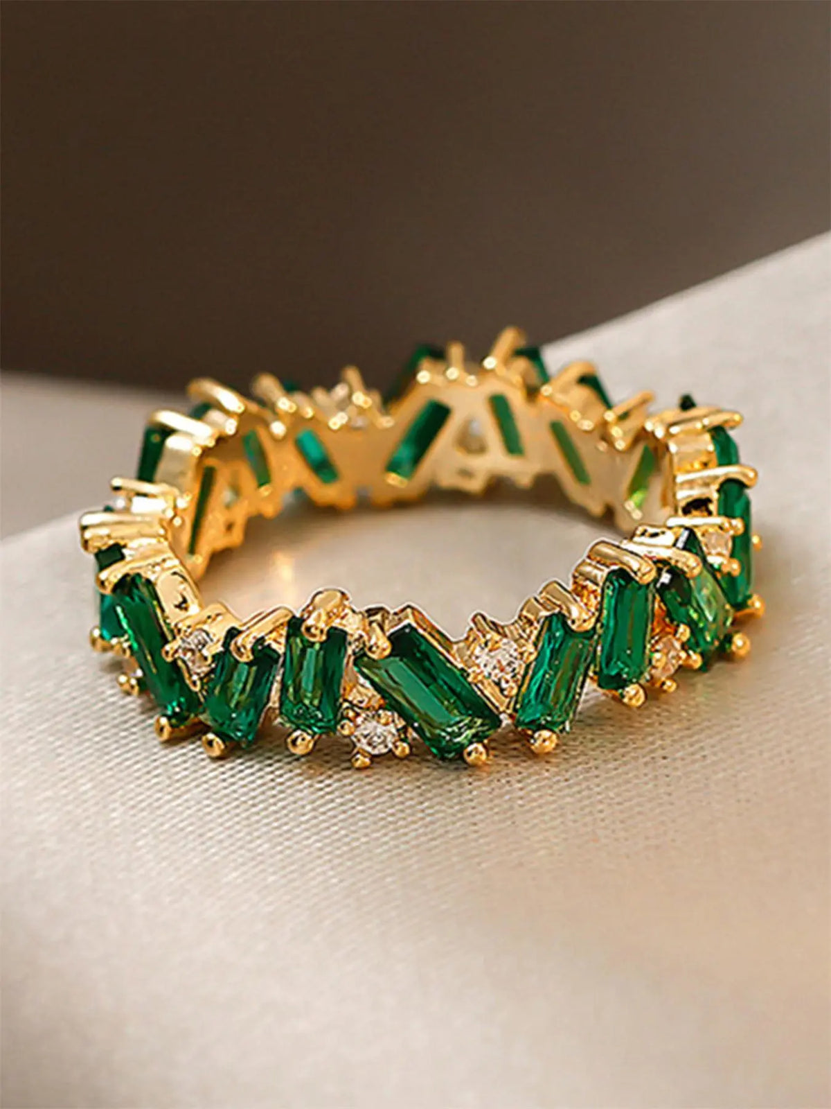Elegant Rhinestone Ring for Women, Trendy Fashion Jewelry