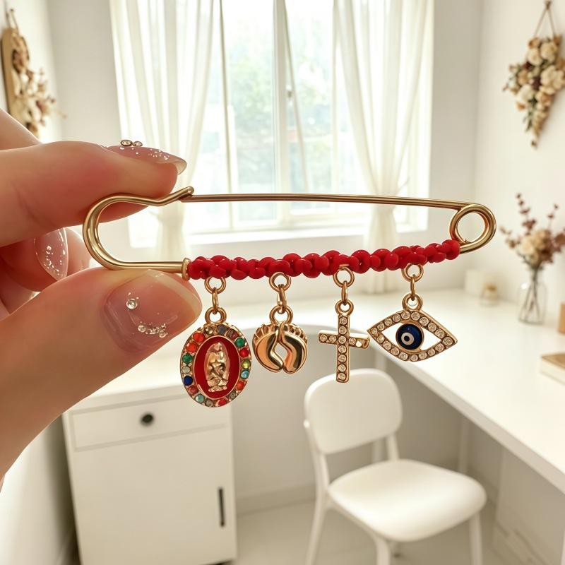 Virgin Mary Pregnancy Protection Brooch