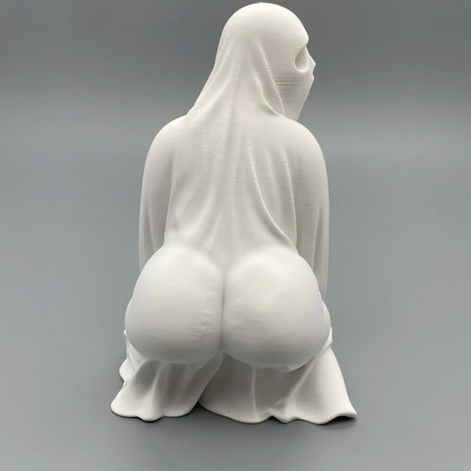 Twerking Ghost Figurine: Funny Halloween Decoration, Quirky Home & Desk Decor, Spooky Party Ornament