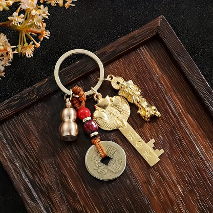 Feng Shui Five Blessings Good Luck Amulet Set