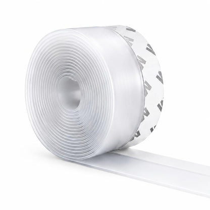 16.4FT Door Weather Stripping, 1.38in Adhesive Draft Seal for Doors, Windows & Shower Doors