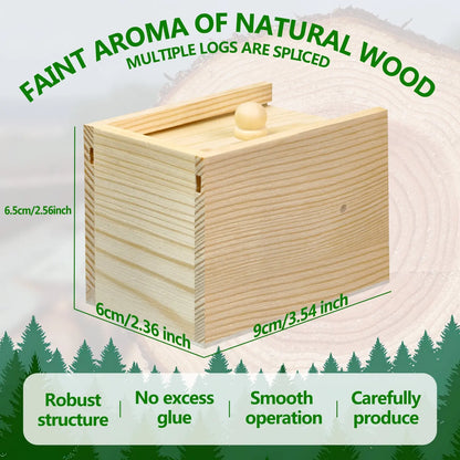 Wooden Spider Prank Box - Funny Gag Toy & Surprise Gift
