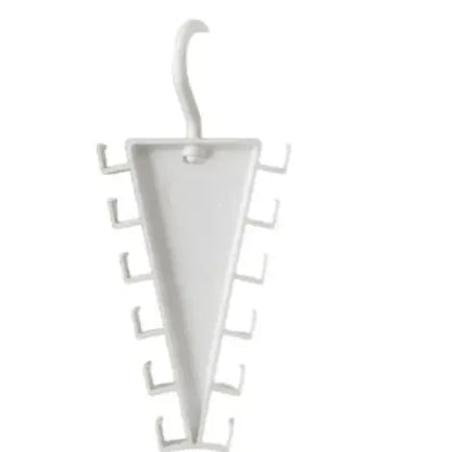 V-Shaped 360° Rotating Closet Organizer Hanger, Space-Saving 12-Hook Storage Rack