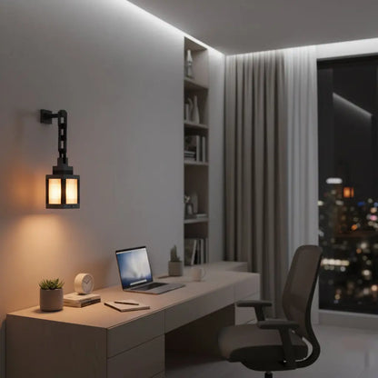 DIYCOM RGB Soul Lantern Night Light – 3D Printed Wall Lamp, 16-Color LED, Remote Control, 4 Lighting Modes