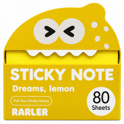 Transparent Pull-Out Glitter Sticky Notes, 12 Boxes/960 Sheets, Pop-Up Study Notes for School & Office