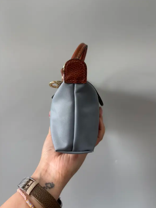 Y2K Cute Mini Crossbody Bag, Water-Resistant Nylon Purse with Adjustable Strap