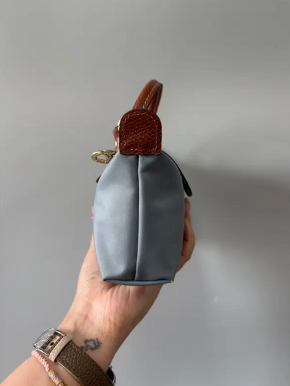 Y2K Cute Mini Crossbody Bag, Water-Resistant Nylon Purse with Adjustable Strap