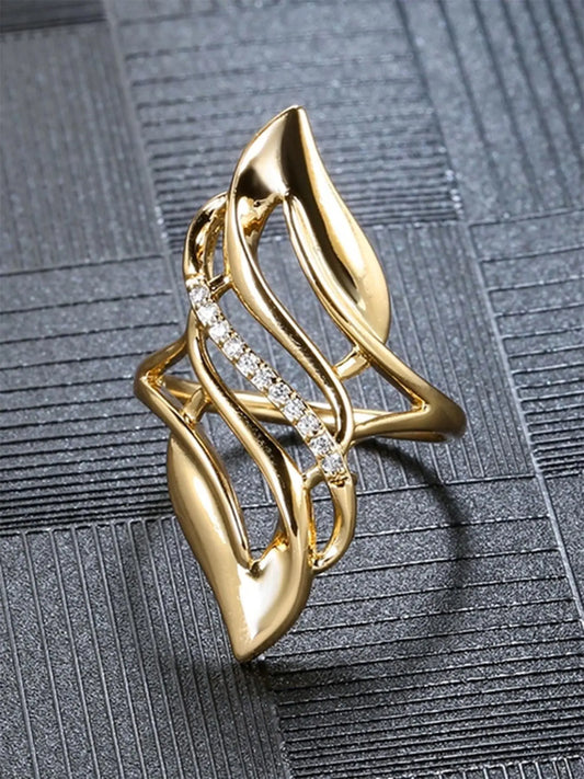 Elegant Rhinestone Ring for Women, Stylish Party & Everyday Jewelry