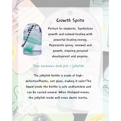 Trendy Silicone Jellyfish Replica Keychain