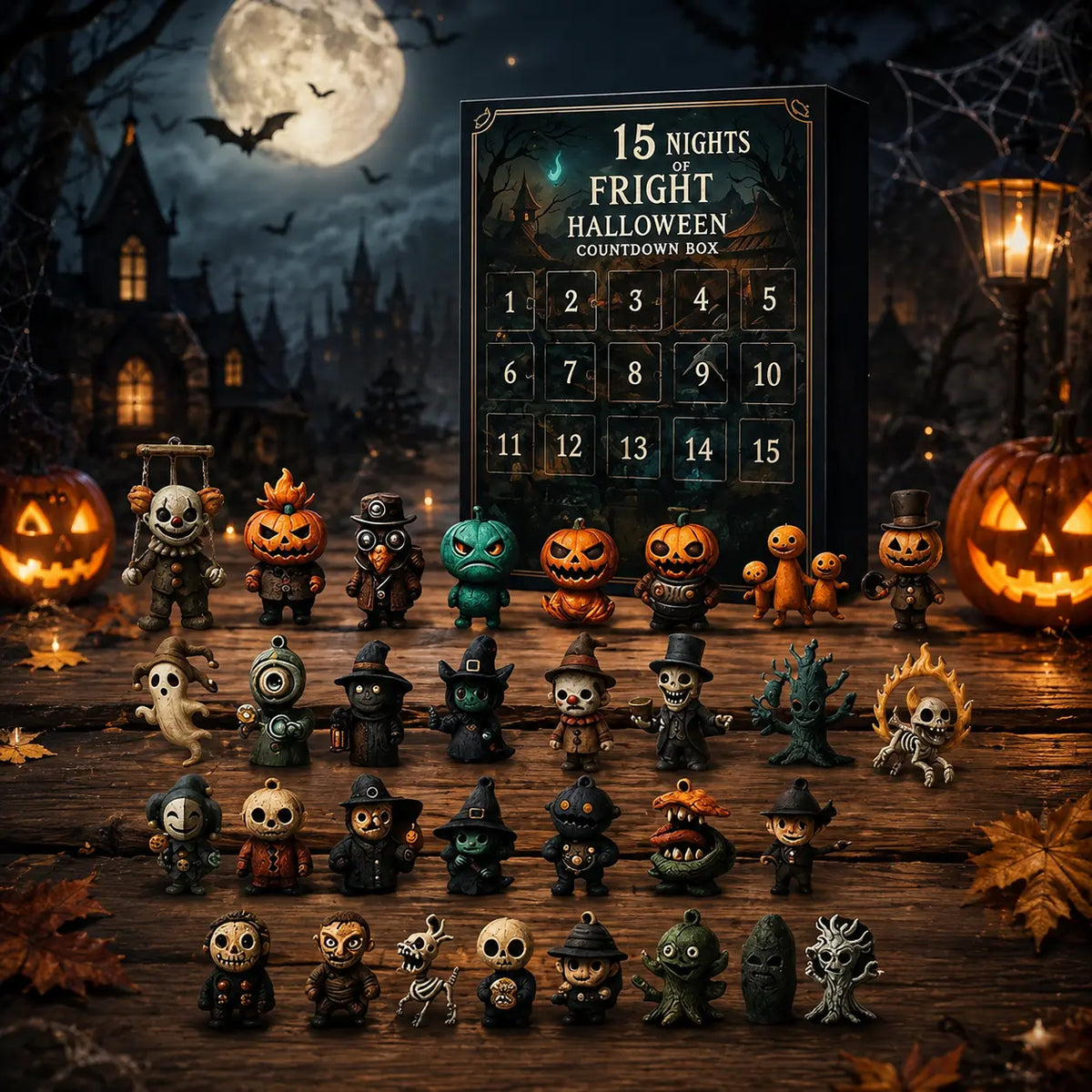 2026 Halloween Countdown Advent Calendar, 31-Day Horror Surprise Blind Bag Set for Halloween Lovers
