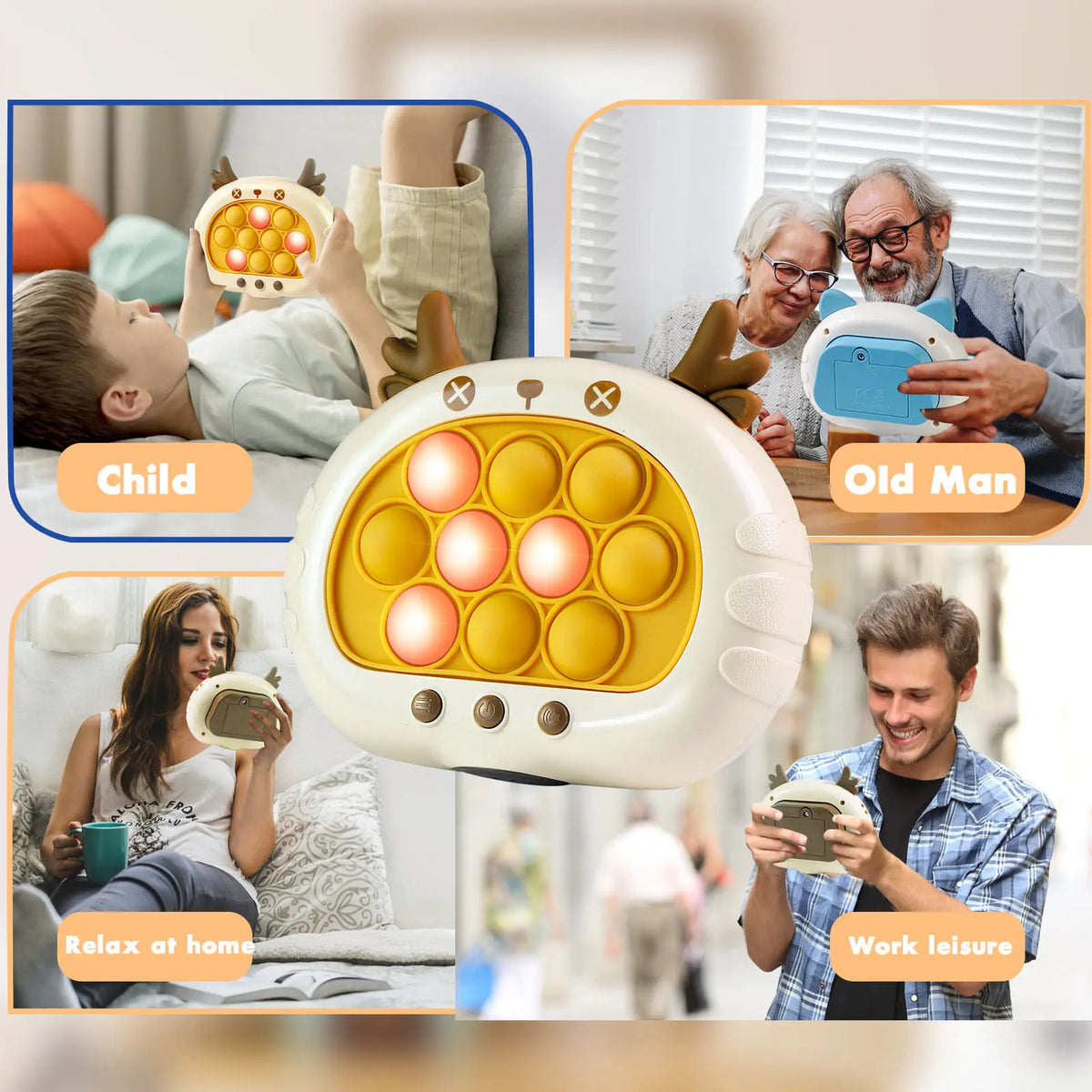 Fast Push Pop Game – Electronic Memory & Multiplayer Toy for Kids