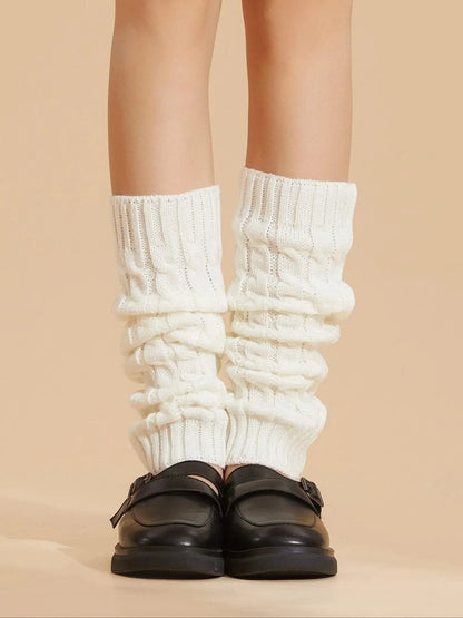 Women’s Textured Leg Warmers, Cozy Fall & Winter Leg Sleeves 🧦🍂❄️