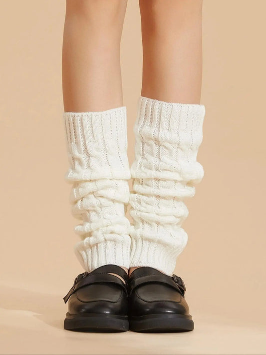 Women’s Textured Leg Warmers, Cozy Fall & Winter Leg Sleeves 🧦🍂❄️