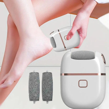 Electric Foot Callus Remover, Rechargeable Foot File with Polishing Heads for Hard & Dead Skin Care