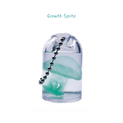 Trendy Silicone Jellyfish Replica Keychain