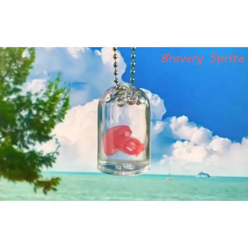 Trendy Silicone Jellyfish Replica Keychain