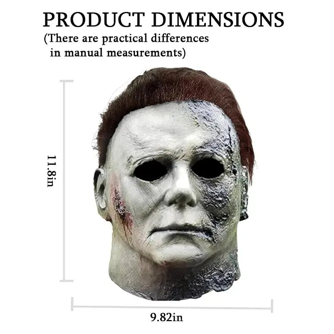 2026 Bloody Horror Latex Mask – Realistic Scary Full-Head Mask, Creepy Halloween Costume, Haunted House & Horror Party Accessory for Adults