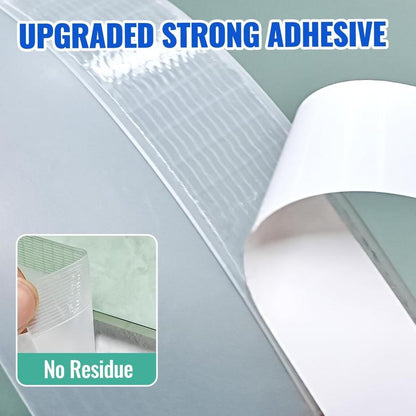 16.4FT Door Weather Stripping, 1.38in Adhesive Draft Seal for Doors, Windows & Shower Doors