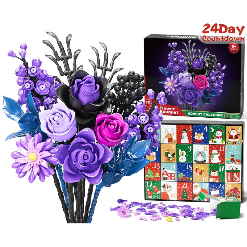 2026 Christmas Advent Calendar – Unbox 24 Days of 3D Puzzle Surprises, Fun Holiday Countdown Gift Box for Christmas