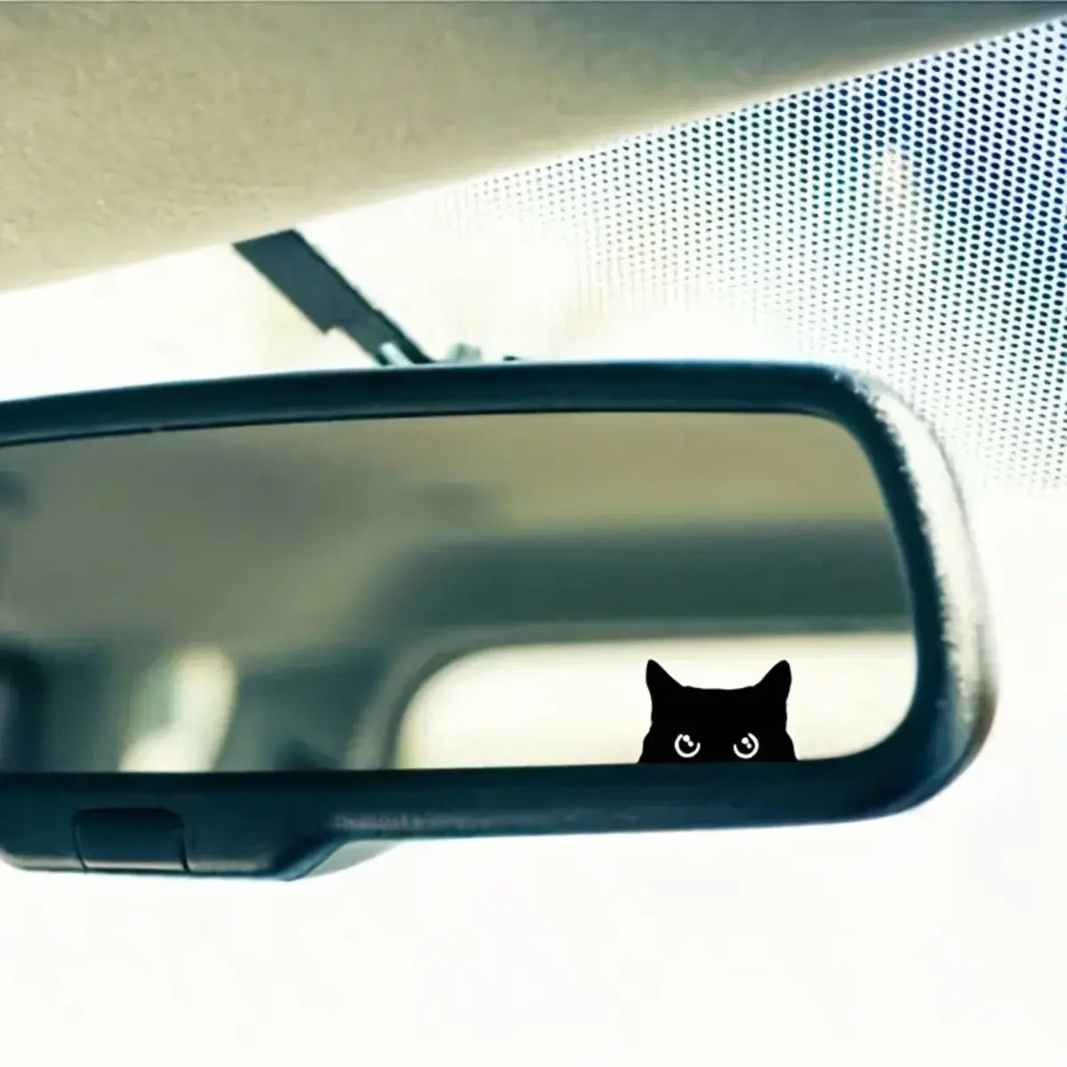 🐈‍⬛✨ 4PCS Waterproof Black Cat Stickers, Cute Peeking Pet Decals for Car & Everyday Decor 🚗💖