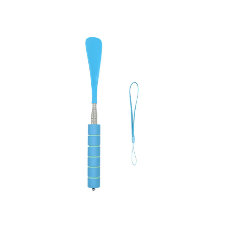 Metal Shoe Horn, Portable Long Handle Shoe Horn, Extra Long Handle Shoe Assistant for Men Women, Shoehorn