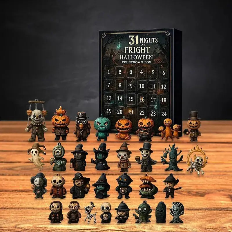 2026 Halloween Countdown Advent Calendar, 31-Day Horror Surprise Blind Bag Set for Halloween Lovers