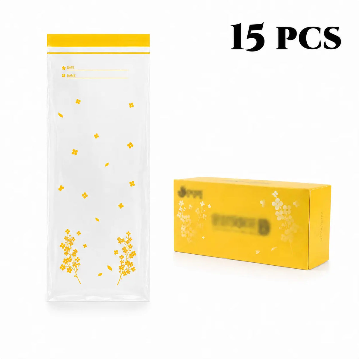 Reusable Double-Seal Airtight Food Storage Bags, Thick Food-Grade Plastic Bags for Kitchen & Refrigerator Organization