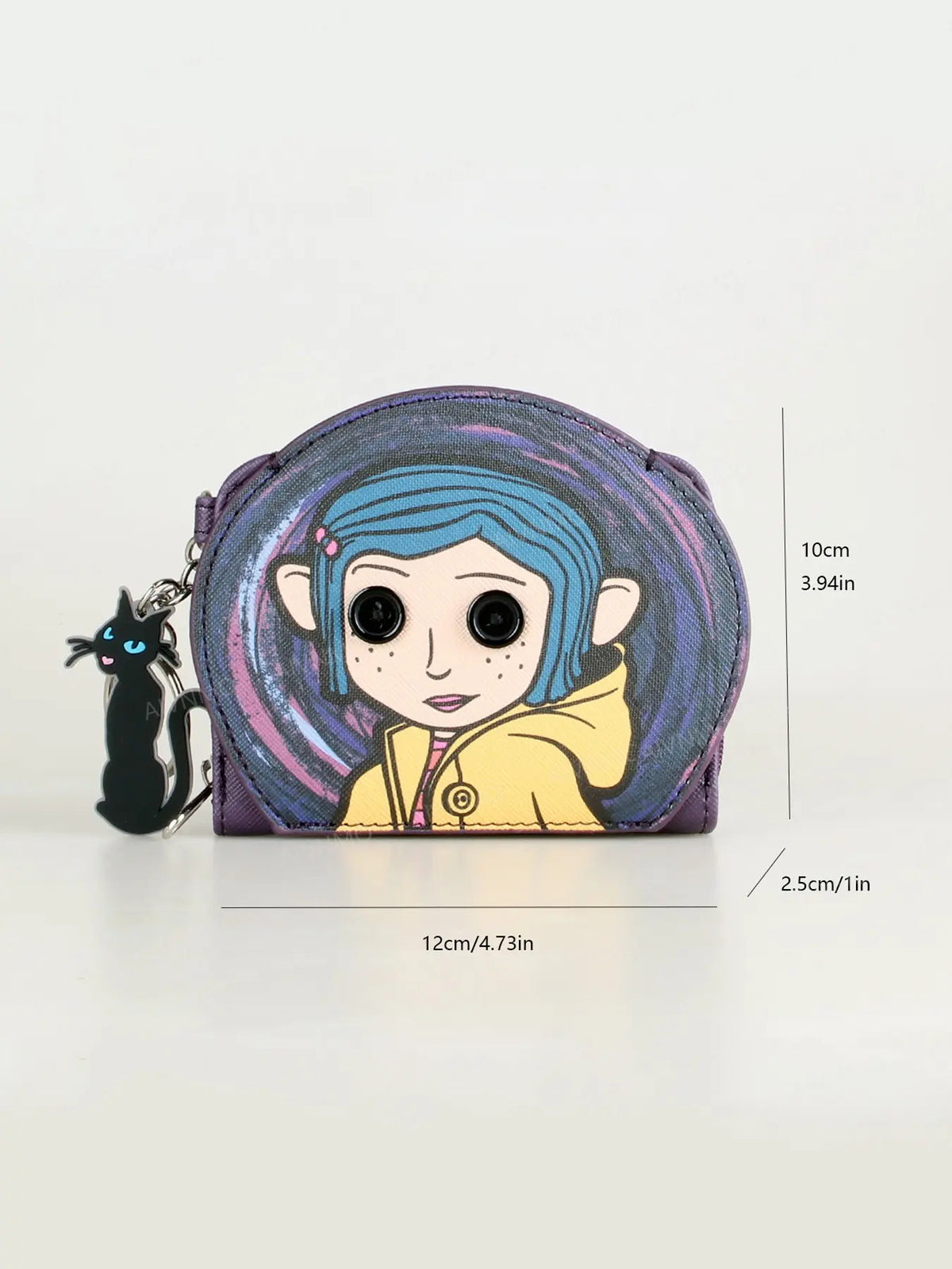 Women's Stylish Card Holder Wallet with Coin Pouch, Compact Daily Organizer