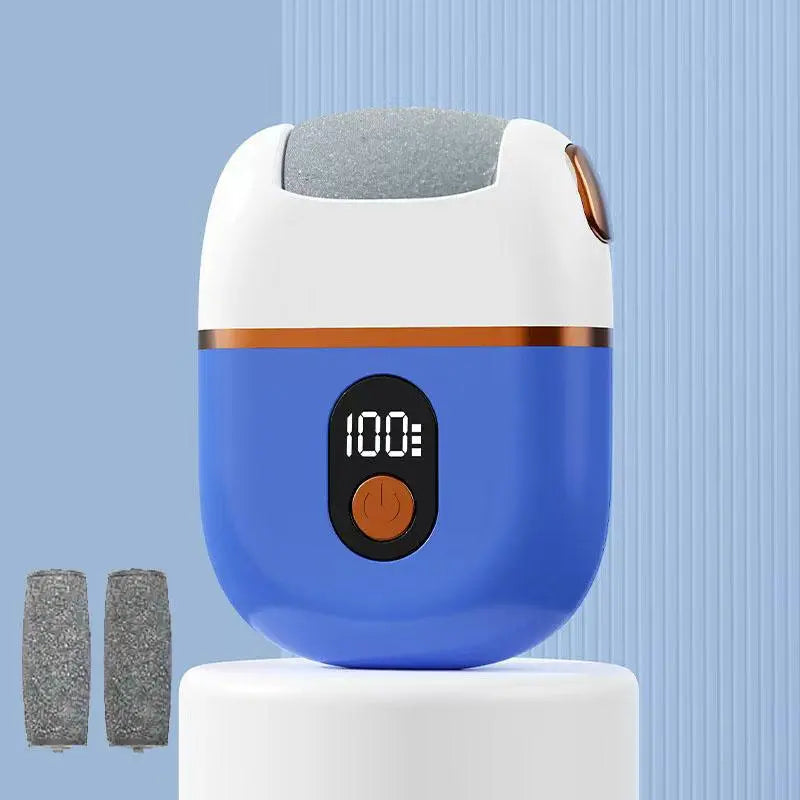 Electric Foot Callus Remover, Rechargeable Foot File with Polishing Heads for Hard & Dead Skin Care