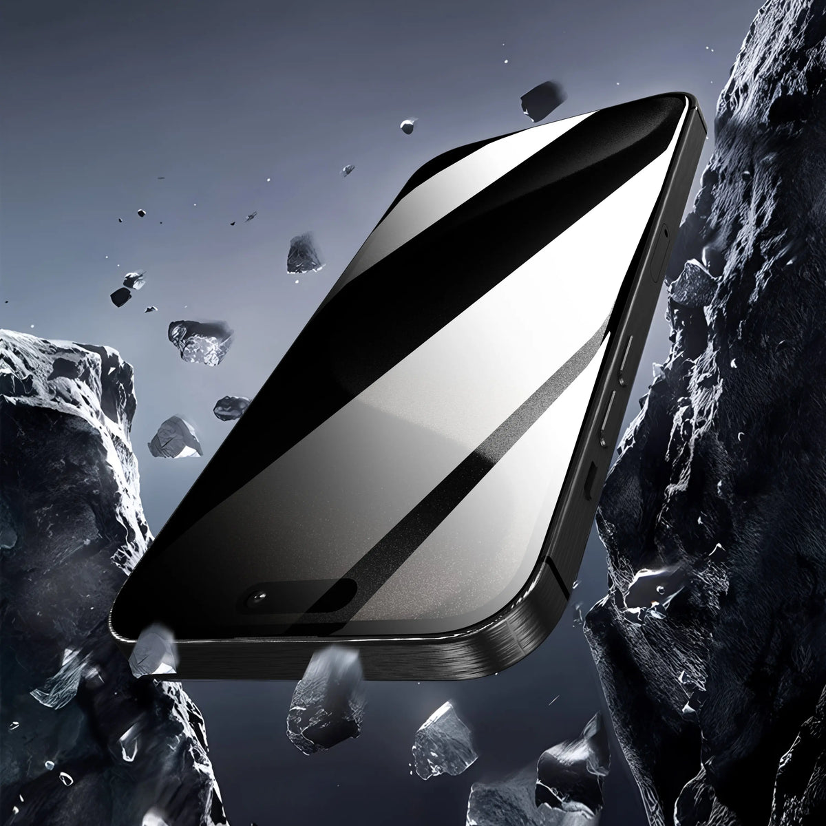 Anti-Fingerprint Privacy Screen Protector for iPhone 17/16/13, 9H Tempered Glass, Full Coverage & Easy Install