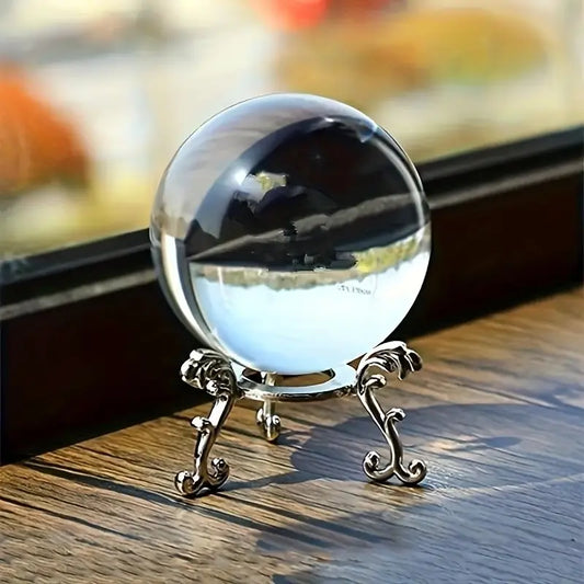 Elegant Crystal Ball Set, Clear Decorative Spheres for Home, Photography, Parties & Gifts