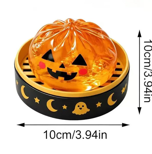Cute Halloween Ghost Squishy Toy Set, Mini Stress-Relief Fidget Party Favors