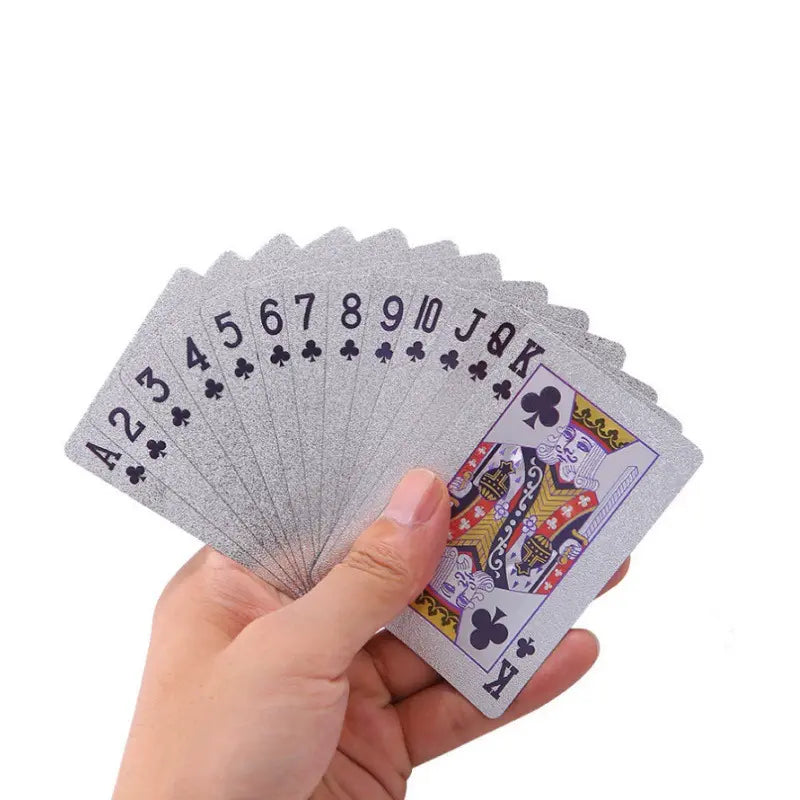 C-Note Metallic Waterproof Playing Cards – Premium Diamond Finish Gold & Silver Poker Deck