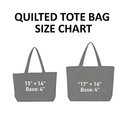 Cute Chicken Quilted Tote Bag, Printed Shoulder Bag for Grocery, Travel & Everyday Use