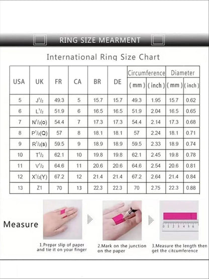 Heart Design Ring for Women & Girls, Trendy Elegant Fashion Jewelry