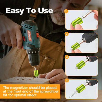 【Father's Day Gift】SEESE Strong Magnetic Screw Ring - 1/4" Universal Bit Holder for Hex Screwdriver & Power Bits