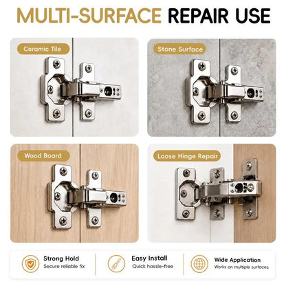 6x14mm Short Expansion Screws, 30/60 Pack Door Hinge & Cabinet Thread Repair Anchors