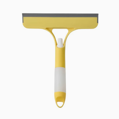 3-in-1 Spray Window Cleaner – Squeegee, Microfiber Scrubber & Mist Spray Glass Cleaning Tool for Windows, Mirrors & Car Windshields