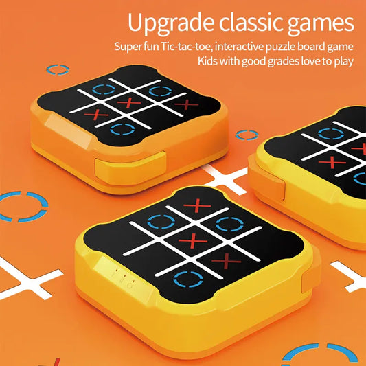 3-in-1 Handheld Digital Tic Tac Toe Game – Portable Logic & Family Fun Toy