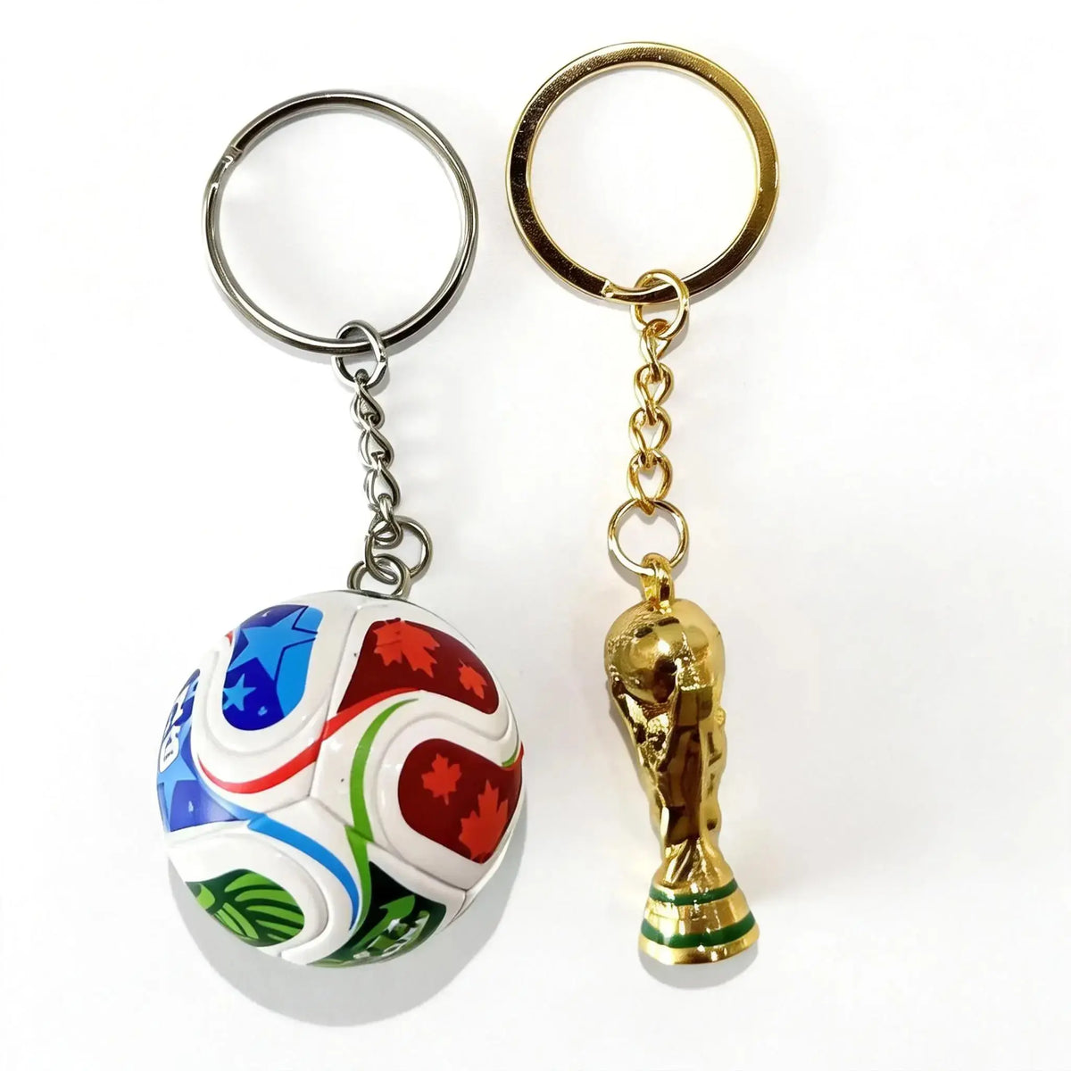 World Cup 2026 Football Keychain - Cool Soccer Fan Gift & Backpack Charm