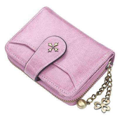 Women's Elegant Minimalist Short Wallet, All-match Trendy Mini Bifold Purse, Gorgeous Card Holder for Daily Use As Birthday Gift