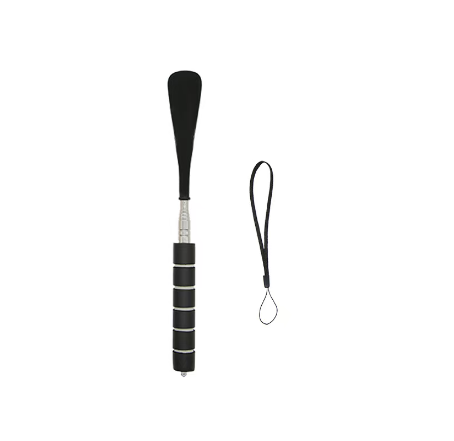 Metal Shoe Horn, Portable Long Handle Shoe Horn, Extra Long Handle Shoe Assistant for Men Women, Shoehorn