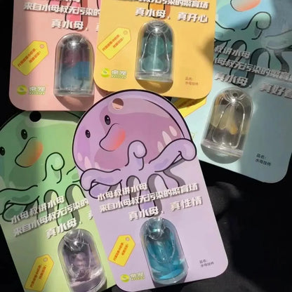 Trendy Silicone Jellyfish Replica Keychain