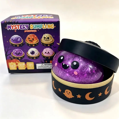 Cute Halloween Ghost Squishy Toy Set, Mini Stress-Relief Fidget Party Favors