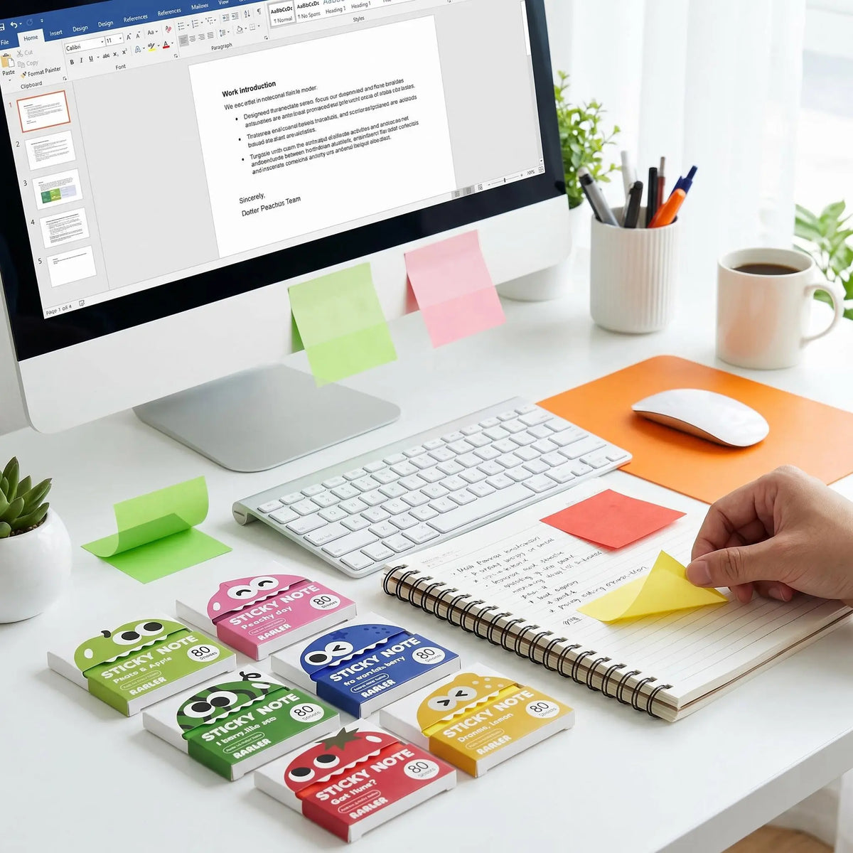 Transparent Pull-Out Glitter Sticky Notes, 12 Boxes/960 Sheets, Pop-Up Study Notes for School & Office